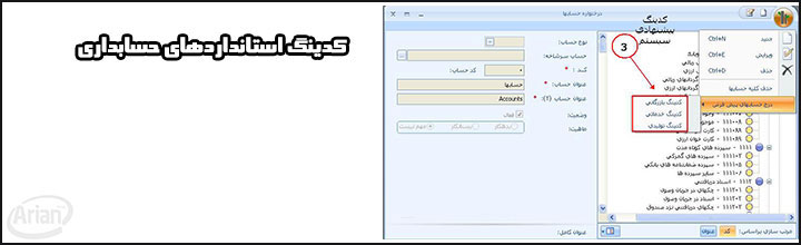 کدینگ استاندارد های حسابرسی | آرین سیستم