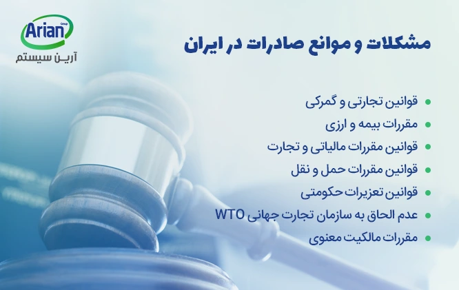 معرفی انواع موانع حقوقی صادرات و راهکارهای توسعه در ایران 