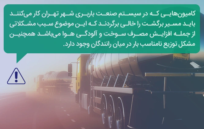 مشکلات حمل و نقل تهران مشکلات حمل و نقل در صنایع و شهر تهران