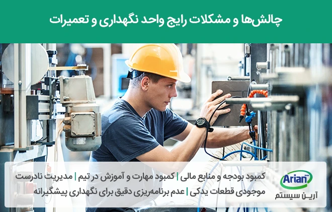 مشکلات مهندسی نگهداری و تعمیرات